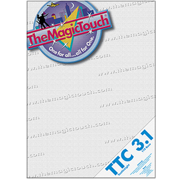 The Magic Touch Transfer Paper TTC3.1 100 Sheets Coloured Fabrics 